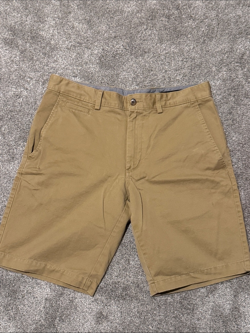 Nordstrom Men's Tan Flat-Front Shorts